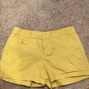 Yellow Ann Taylor Loft Shorts